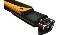 Twarde etui na kije bilardowe Predator Roadline, czarno-żółte, 2x4