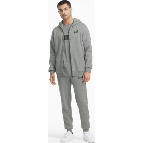 Bluza męska Puma Ess Small Logo Fz Grey 586702 03