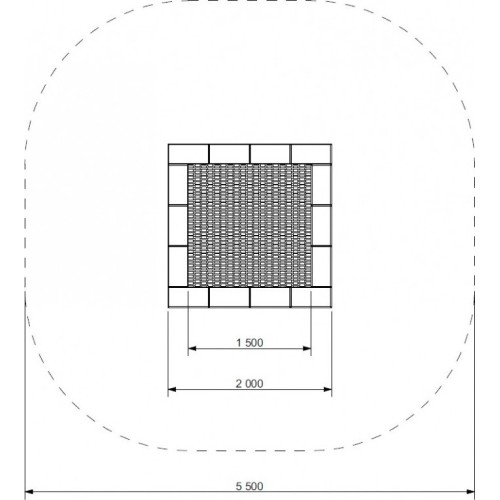 Trampolina na plac zabaw Inter-Play Pako 200