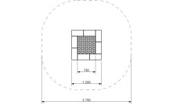 Trampolina na plac zabaw Inter-Play Pako 125 WP