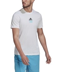 Adidas Marškinėliai Vyrams M Tns Par G Tee White HA0966