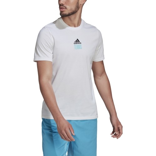 Koszulka męska Adidas M Tns Par G Tee White HA0966