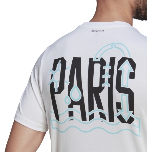 Koszulka męska Adidas M Tns Par G Tee White HA0966