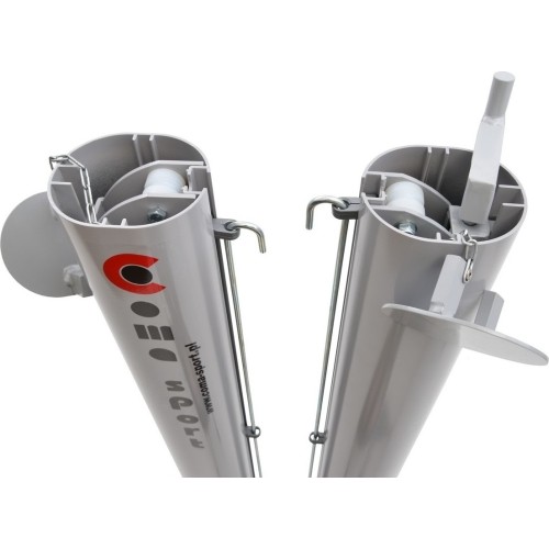 Słupki tenisowe Coma-Sport T-092 – aluminium, tulejowane