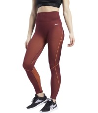Legginsy damskie Reebok Wor Myt Seamless 7/8 Maroon Burgundy GE3332