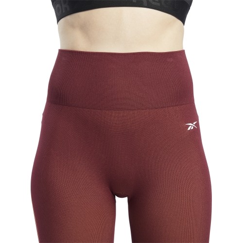 Legginsy damskie Reebok Wor Myt Seamless 7/8 Maroon Burgundy GE3332