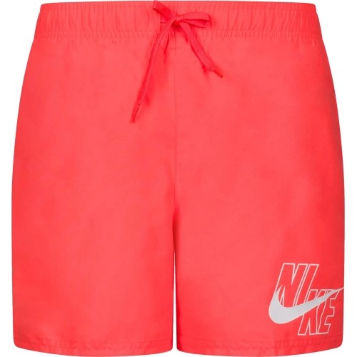 Szorty kąpielowe męskie Nike Logo Solid 5" Short Red NESSA566 631