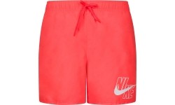 Szorty kąpielowe męskie Nike Logo Solid 5" Short Red NESSA566 631