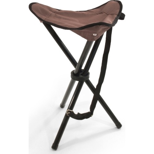Składany stołek Travelchair BasicNature, brązowy
