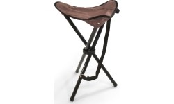 Krzesło składane turystyczne Stołek wędkarski BasicNature, Brązowy