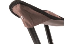 Krzesło składane turystyczne Stołek wędkarski BasicNature, Brązowy