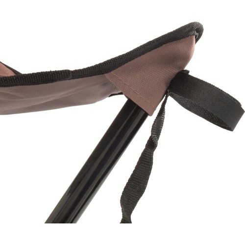 Krzesło składane turystyczne Stołek wędkarski BasicNature, Brązowy