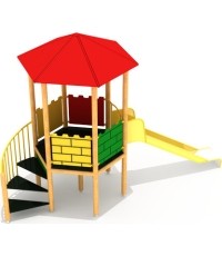 Drewniany plac zabaw dla dzieci model SB-0400