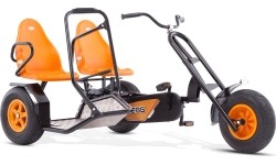 Gokart dwuosobowy na pedały dla dzieci i dorosłych BERG Duo Chopper BFR - trójkołowy