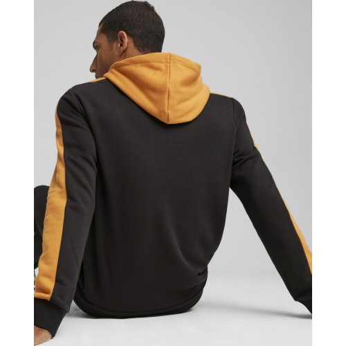 Puma Džemperis Vyrams Ess Block X Tape Black Yellow 675173 91