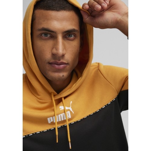 Bluza męska Puma Ess Block X Tape Black Yellow 675173 91