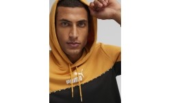 Bluza męska Puma Ess Block X Tape Black Yellow 675173 91