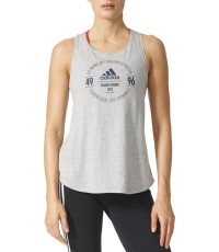 Adidas Palaidinė Logo Tee Grey Heather