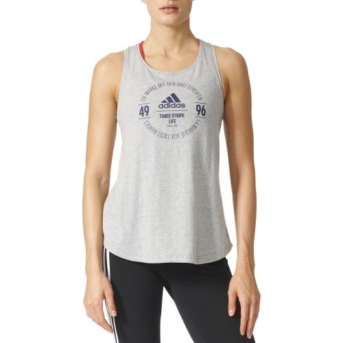 Bluzka Adidas Logo Tee Grey Heather BP8392