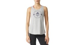 Adidas Palaidinė Logo Tee Grey Heather