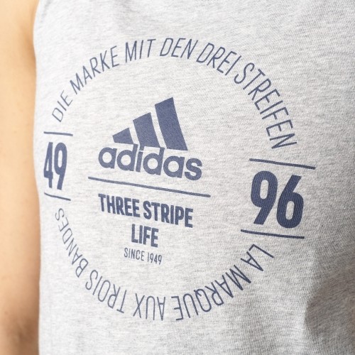 Adidas Palaidinė Logo Tee Grey Heather