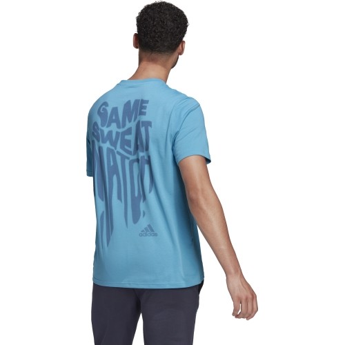 Adidas Marškinėliai Vyrams M Ten Game G Tee Blue HC1648