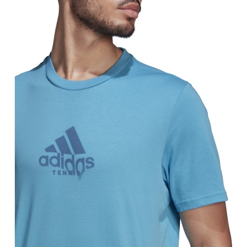 Adidas Marškinėliai Vyrams M Ten Game G Tee Blue HC1648