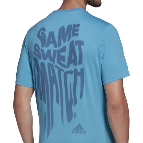 Adidas Marškinėliai Vyrams M Ten Game G Tee Blue HC1648