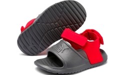 Sandały dziecięce Puma Divecat V2 Injex Inf Grey Red 369545 05