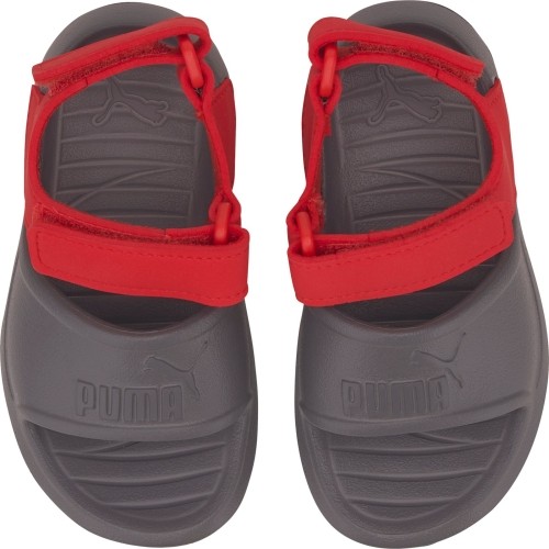 Sandały dziecięce Puma Divecat V2 Injex Inf Grey Red 369545 05
