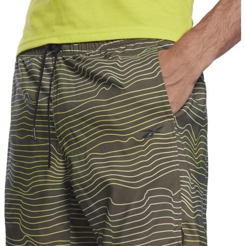 Reebok Šortai Vyrams Ts Speed 2.0 Aop Short Green H46611