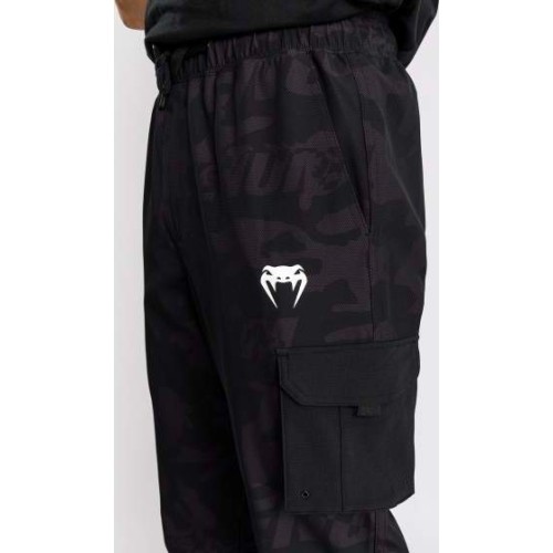 Męskie spodnie dresowe Venum Trooper - czarny/fioletowy