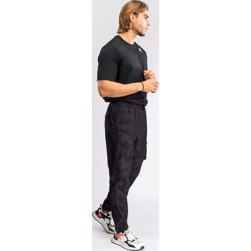 Męskie spodnie dresowe Venum Trooper - czarny/fioletowy