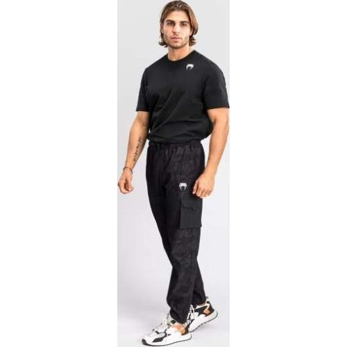 Męskie spodnie dresowe Venum Trooper - czarny/fioletowy