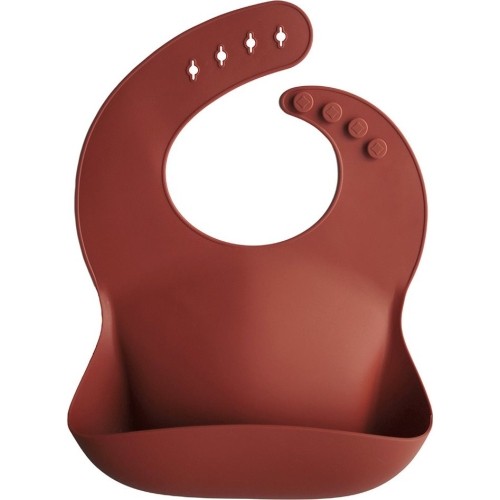 Silicone Bib Mushie Spice