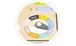 Wooden Board With Clock Calendar Eco Toys