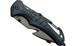 Nóż Baladeo Security Emergency Carbon