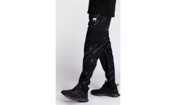 Męskie spodnie dresowe Venum Trooper - czarny/kamień piaskowy