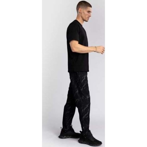 Męskie spodnie dresowe Venum Trooper - czarny/kamień piaskowy