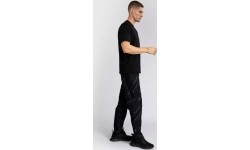 Męskie spodnie dresowe Venum Trooper - czarny/kamień piaskowy