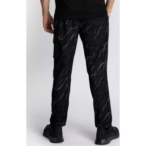 Męskie spodnie dresowe Venum Trooper - czarny/kamień piaskowy