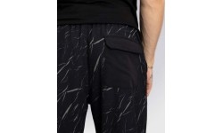 Męskie spodnie dresowe Venum Trooper - czarny/kamień piaskowy