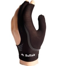 Dwustronna rękawiczka bilardowa Buffalo, czarna, rozmiar M