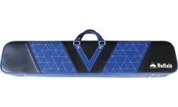 Torba na kije bilardowe Buffalo Pro Deluxe 2B/6S, czarna/niebieska