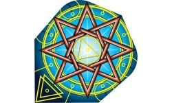 Dart Flights Shot Celt Druid Std. Nr 6 - 3-Pack