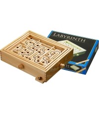 Drewniana gra labiryntowa Philos Labyrinth - 29,5x21,5 cm