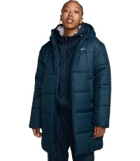 Kurtka damska Nike W NSW TF SNFL NK Classic Parka niebieska FZ5903 478