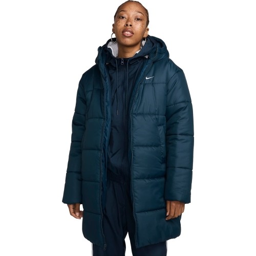 Kurtka damska Nike W NSW TF SNFL NK Classic Parka niebieska FZ5903 478
