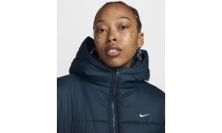 Kurtka damska Nike W NSW TF SNFL NK Classic Parka niebieska FZ5903 478