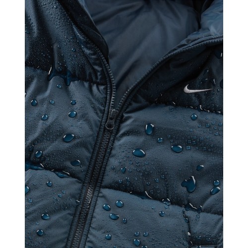 Kurtka damska Nike W NSW TF SNFL NK Classic Parka niebieska FZ5903 478